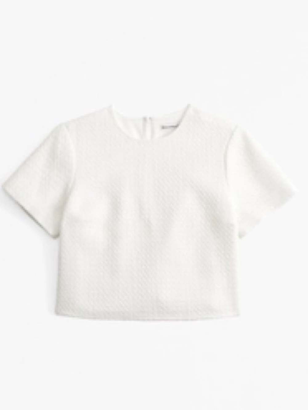 Abercrombie & Fitch tweed woven top